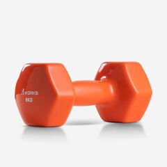 XWORKS Soft Grip Dumbbell – Kauçuk Kaplamalı Pilates Dambılı (Tek) (XW2500000) 8KG
