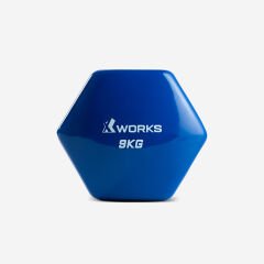 XWORKS Soft Grip Dumbbell – Kauçuk Kaplamalı Pilates Dambılı (Tek) (XW2500000) 9KG