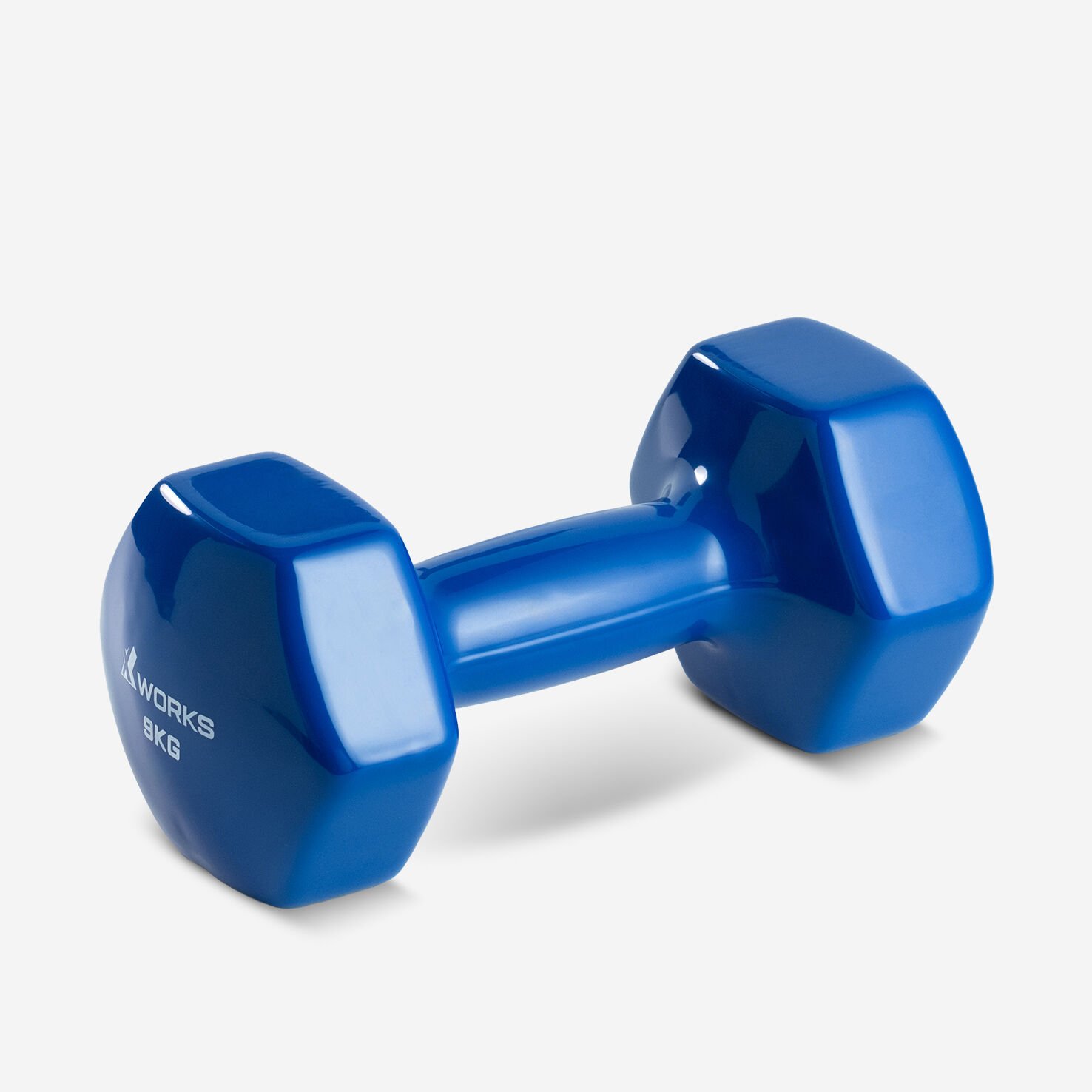 XWORKS Soft Grip Dumbbell – Kauçuk Kaplamalı Pilates Dambılı (Tek) (XW2500000) 9KG