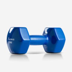 XWORKS Soft Grip Dumbbell – Kauçuk Kaplamalı Pilates Dambılı (Tek) (XW2500000) 9KG