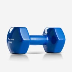 XWORKS Soft Grip Dumbbell – Kauçuk Kaplamalı Pilates Dambılı (Tek) (XW2500000) 9KG