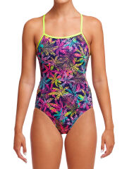 Funkita SS Palm Puppy Kadın Antrenman Mayo