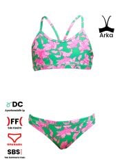 Funkita Blossom Fly Bikini Takımı, Alt, Üst Takım Kız Çocuk Bikini