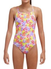 Funkita TMT Summer Garden Kız Çocuk Antrenman Mayo, Sırt Bağlamalı