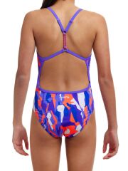 Funkita TW Torvill Kız Çocuk Antrenman Mayo, Örgülü Sırt