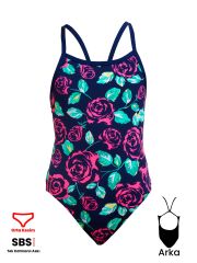 Funkita SS Feeling Rosy Kız Çocuk Antrenman Mayo, İnce Askılı