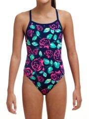 Funkita SS Feeling Rosy Kız Çocuk Antrenman Mayo, İnce Askılı