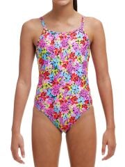Funkita DB Summer Nights Kız Çocuk Antrenman Mayo, Elmas Sırt