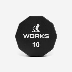 XWORKS Premium Dumbbell – 10 Köşeli TPU Kaplamalı Dambıl (Tek) (XW3200000) 10KG (TEK)
