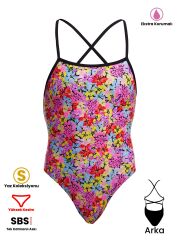 Funkita SSE STP Summer Nights Kadın Antrenman Mayo, Ekstra Astarlı, İnce Askılı