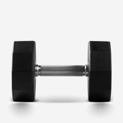 XWORKS Premium Dumbbell – 10 Köşeli TPU Kaplamalı Dambıl (Tek) (XW3200000) 15KG (TEK)