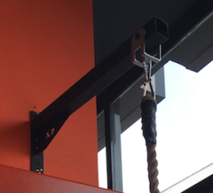 GYMHOLIX® Ekipman Duvar Askı Kolu | Boks Torbası, TRX & Halat Aparatı