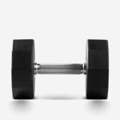 XWORKS Premium Dumbbell – 10 Köşeli TPU Kaplamalı Dambıl (Tek) (XW3200000) 17.5KG (TEK)