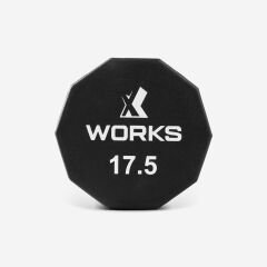 XWORKS Premium Dumbbell – 10 Köşeli TPU Kaplamalı Dambıl (Tek) (XW3200000) 17.5KG (TEK)