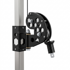 XWORKS Fonksiyonel Kule – iDAP Light + Serbest Ağırlık Entegre Rack (PML0100) Platformlu - PARLAK SİYAH (RAL9005)