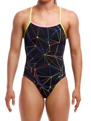 Funkita SSE Star Sign Kadın Antrenman Mayo, Ekstra Astarlı, İnce Askılı