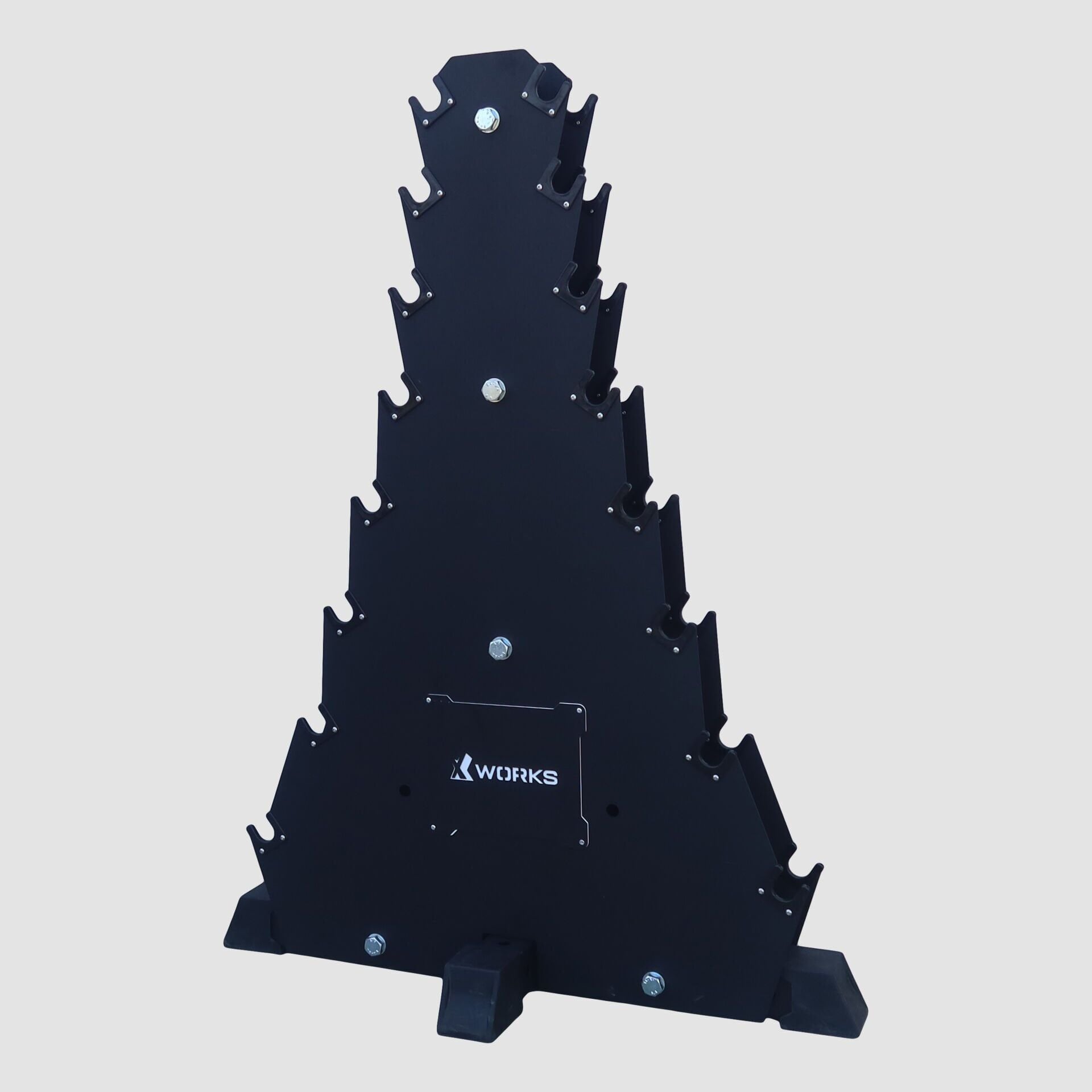 XWORKS Dikey Dambıl Rafı – Kompakt Dambıl Depolama Ünitesi (FWX0055)