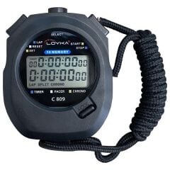 Loyka C809 Dijital El Tipi ´10 Lap Hafızalı´ Kronometre, Siyah Kronometre