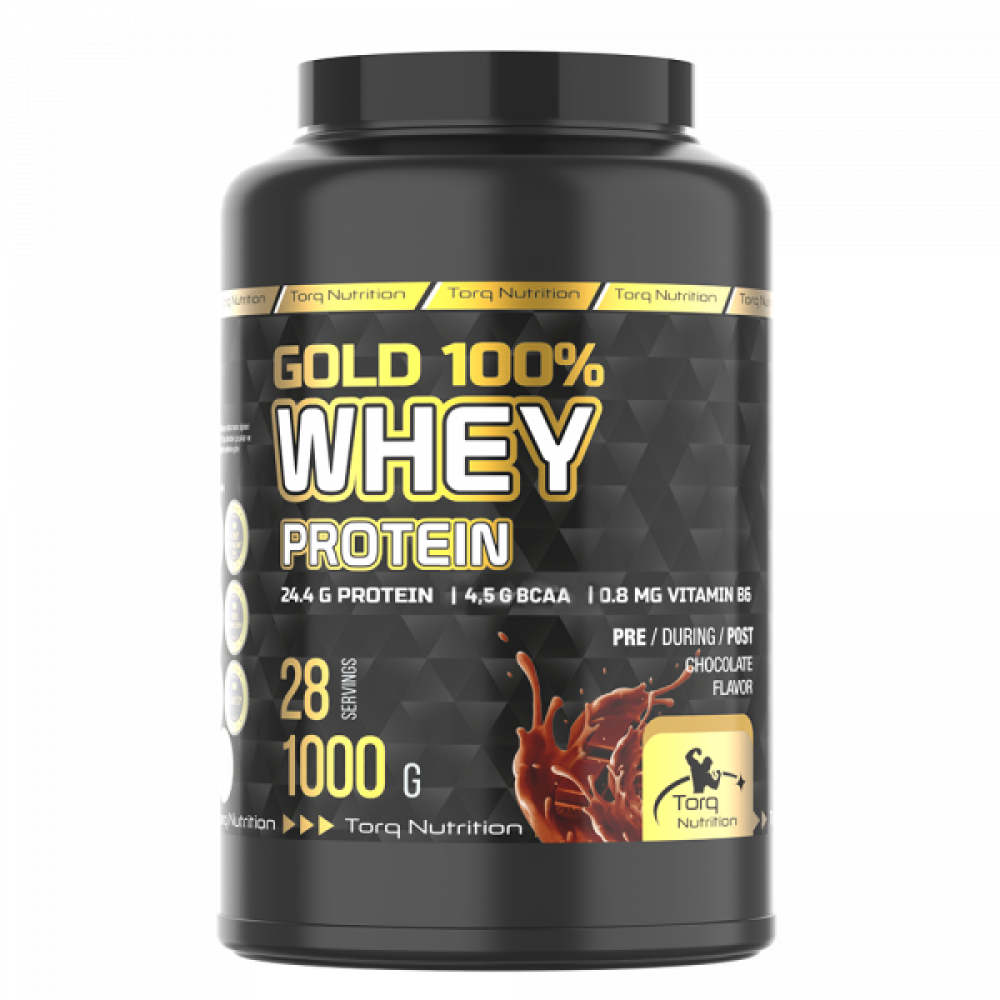 Torq Nutrition Gold % Whey Protein Çikolata 1000gr - 28 Servis