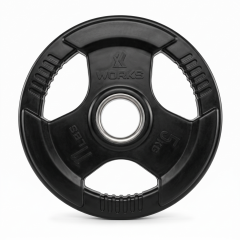 XWORKS Flanş Classic – Kauçuk Kaplamalı Ağırlık Plakası (Çift) (XW3400000) 5KG (ÇİFT)
