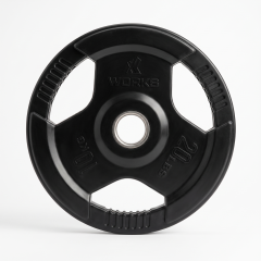 XWORKS Flanş Classic – Kauçuk Kaplamalı Ağırlık Plakası (Çift) (XW3400000) 10KG (ÇİFT)