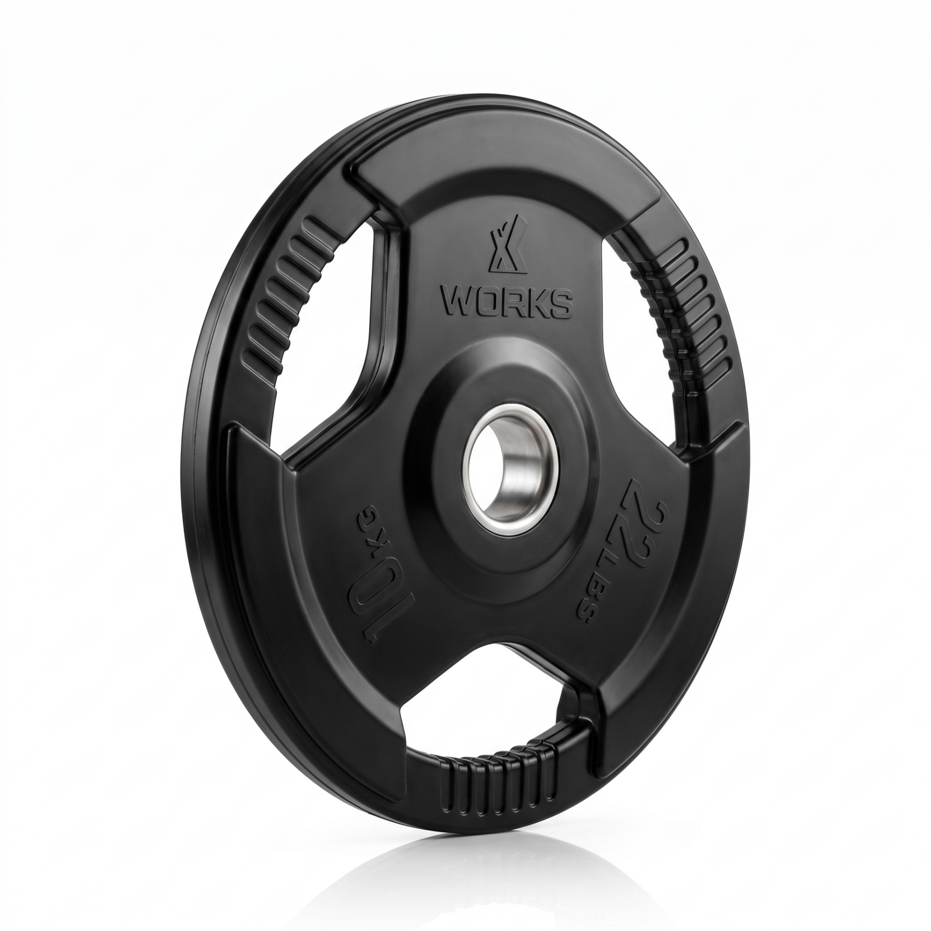XWORKS Flanş Classic – Kauçuk Kaplamalı Ağırlık Plakası (Çift) (XW3400000) 10KG (ÇİFT)