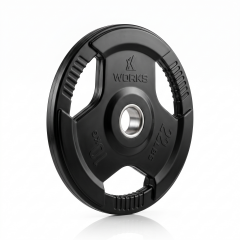 XWORKS Flanş Classic – Kauçuk Kaplamalı Ağırlık Plakası (Çift) (XW3400000) 10KG (ÇİFT)
