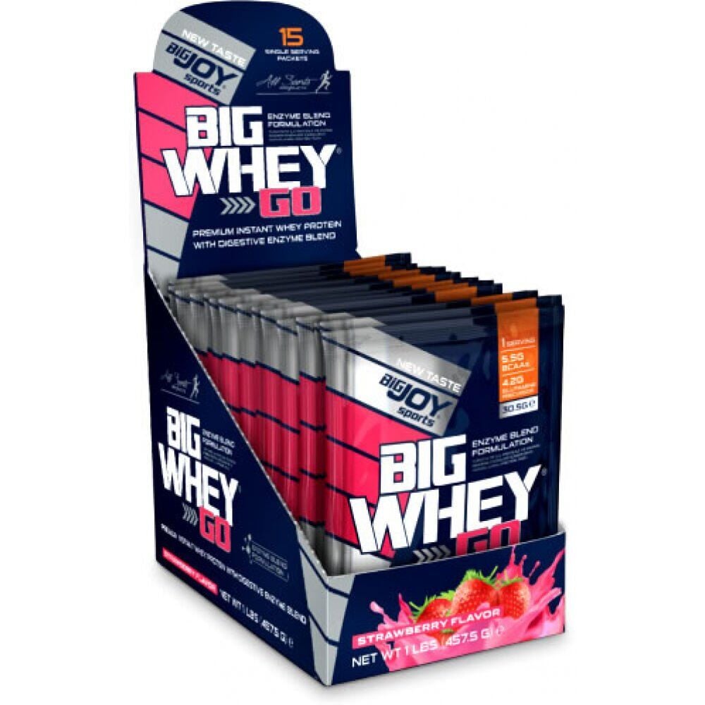 BigJoy Sports BigWhey Go Whey Protein Çilek 458 Gr