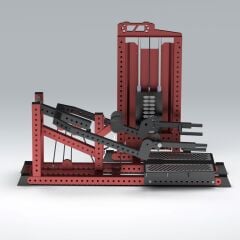 XWORKS Split Squat & Deadlift Platformu – Çok Amaçlı Squat Makinesi (PLX0801)