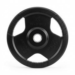 XWORKS Flanş Classic – Kauçuk Kaplamalı Ağırlık Plakası (Çift) (XW3400000) 25KG (ÇİFT)