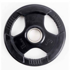 XWORKS Flanş Classic – Kauçuk Kaplamalı Ağırlık Plakası (Çift) (XW3400000) 25KG (ÇİFT)