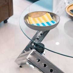 XWORKS Endüstriyel Modern Orta Sehpa (GLX0003)