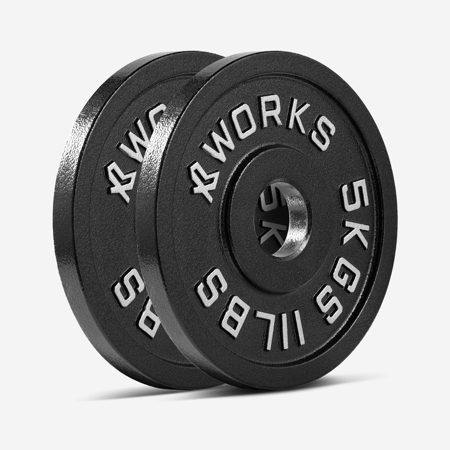 XWORKS Demir Döküm Plaka – Olympic Weight Plates (Çift) (XW3500000) 5KG (ÇİFT)