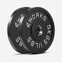 XWORKS Demir Döküm Plaka – Olympic Weight Plates (Çift) (XW3500000) 5KG (ÇİFT)