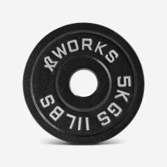 XWORKS Demir Döküm Plaka – Olympic Weight Plates (Çift) (XW3500000) 5KG (ÇİFT)