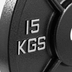 XWORKS Demir Döküm Plaka – Olympic Weight Plates (Çift) (XW3500000) 15KG (ÇİFT)