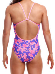 Funkita SS Perfect Petal Kadın Antrenman Mayo, İnce Askılı