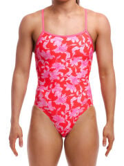 Funkita SS Fire Flyer Kadın Antrenman Mayo, İnce Askılı