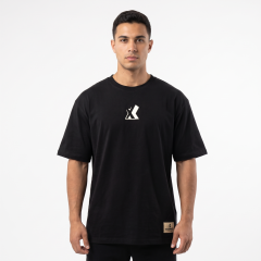 XWORKS Origin Oversize Tişört – Black Edition (TSX0007)