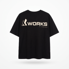 XWORKS Origin Oversize Tişört – Black Edition (TSX0007)