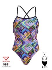 Funkita STP Boxanne Kadın Antrenman Mayo, Çift Çapraz Sırt