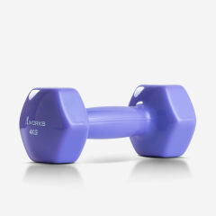 XWORKS Soft Grip Dumbbell – Kauçuk Kaplamalı Pilates Dambılı (Tek) (XW2500000) 4KG