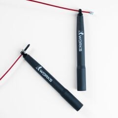 XWORKS Premium Speed Jump Rope – Rulmanlı Hızlı Dönüşlü Naylon Atlama İpi (XW280000)
