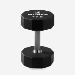 XWORKS Premium Dumbbell – 10 Köşeli TPU Kaplamalı Dambıl (Tek) (XW3200000)