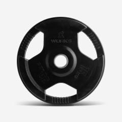 XWORKS Flanş Classic – Kauçuk Kaplamalı Ağırlık Plakası (Çift) (XW3400000) 25KG (ÇİFT)