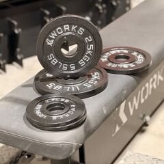 XWORKS Demir Döküm Plaka – Olympic Weight Plates (Çift) (PWX3000)
