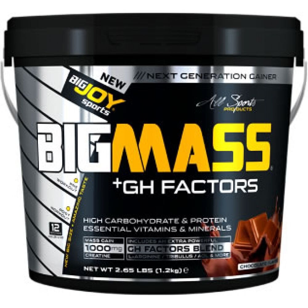 BigJoy Sports Big Mass +GH Factors Çikolata 1200 Gr