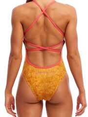 Funkita STP Circle Of Life Kadın Yüzme Mayosu - Çift Çapraz Sırt, Klor Dirençli, Ekolojik Tasarım