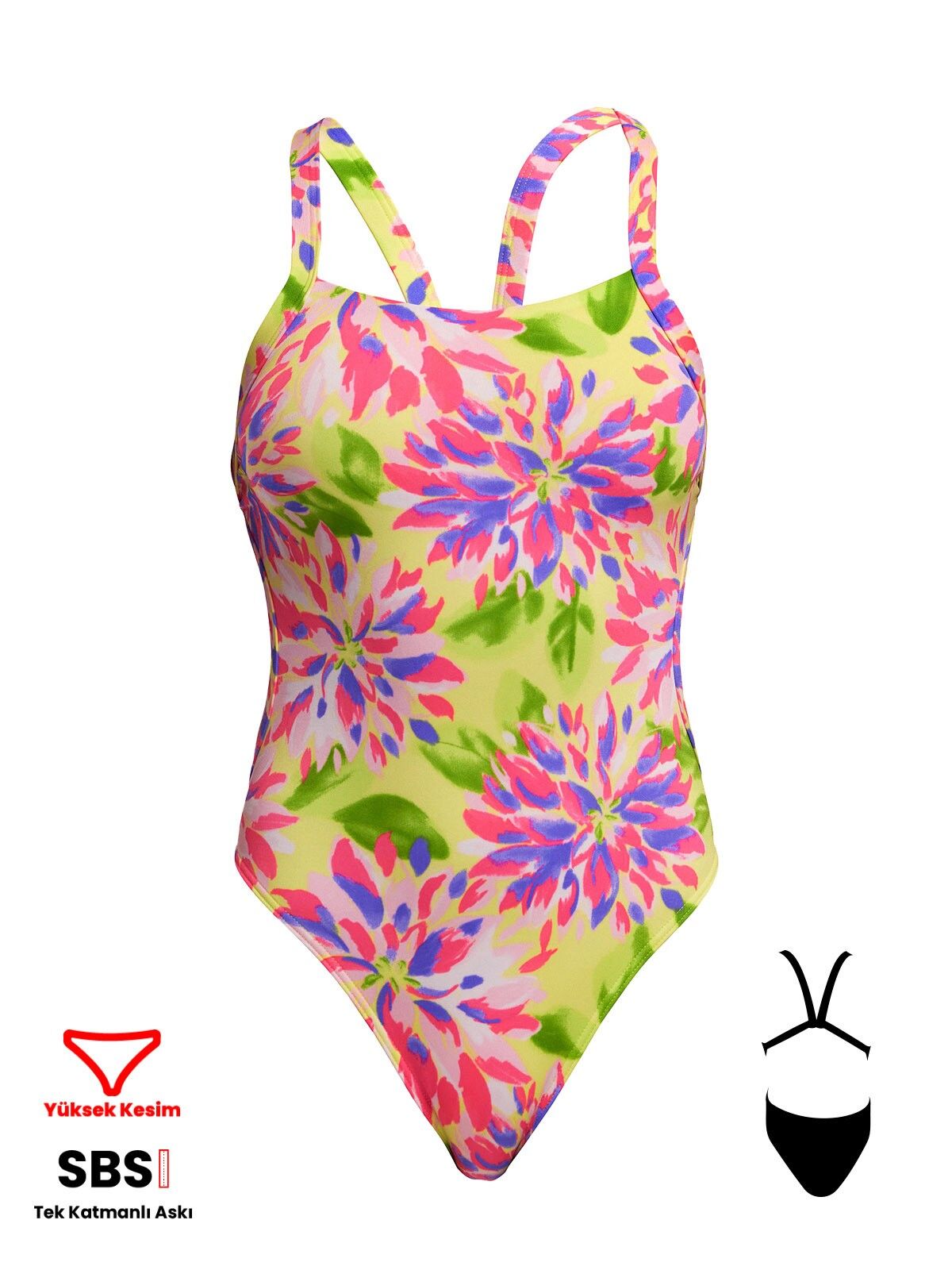 Funkita BF Spring Sun Kadın Yüzme Mayo - Ekstra Konfor ve Dayanıklılık