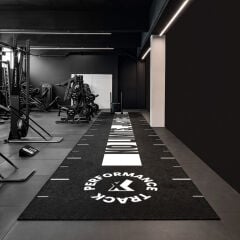 XWORKS Kişiselleştirilebilir 10M Sled Kızak Halısı – Power Sled Push & Pull Antrenman Zemini (OXS1000) 1 Metre Genişlik - No Limits. Just Effort. V4